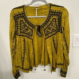 Free People Thin Cardigan/Blouse